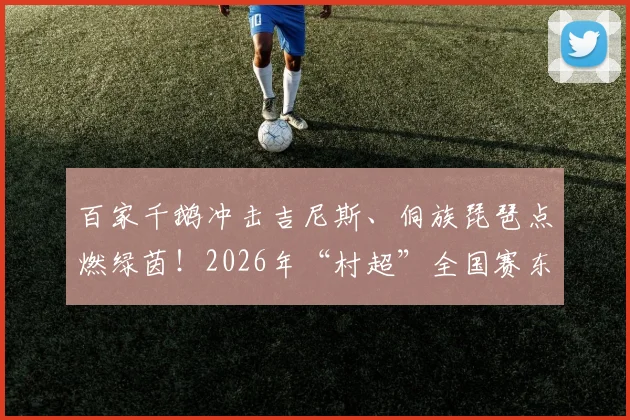 百家千鹅冲击吉尼斯、侗族琵琶点燃绿茵!2026年“村超”全国赛东莞赛区盛大开幕